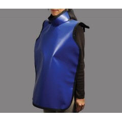 Cling Shield Adult Protectall Apron- 22.25"x 25.5" Slate Blue